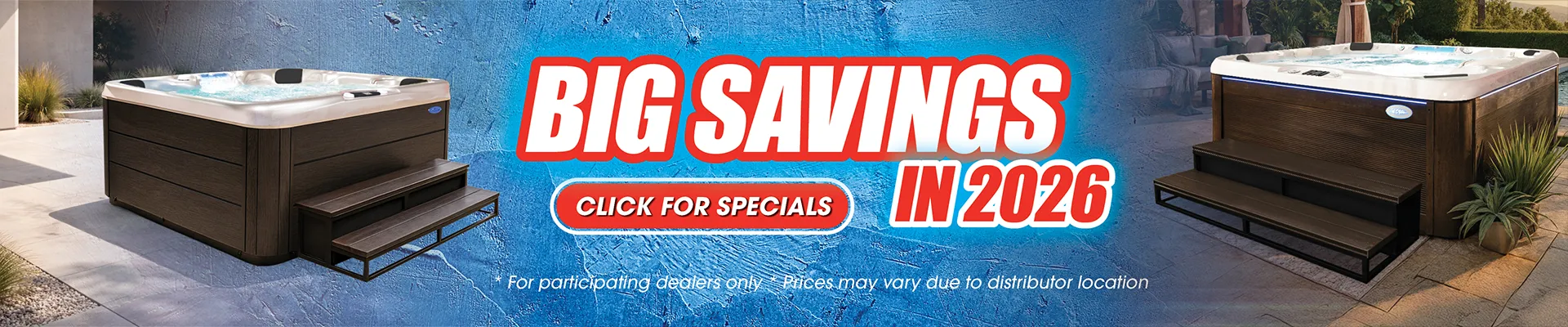 Calspas hot tub being used in a family setting - Surprise