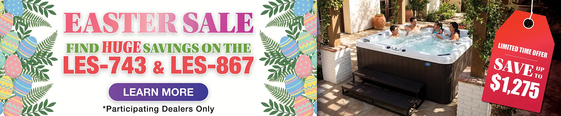 Calspas hot tub being used in a family setting - Surprise